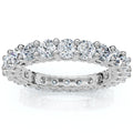 2 3/8ct Diamond Eternity Ring 14k White Gold Size Selectable