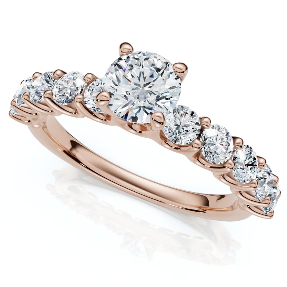 2Ct Diamond Engagement Ring 14k Gold Lab Grown