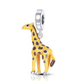 Yellow Giraffe Dangle Charm