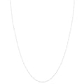 10k White Gold 1-millimeter Singapore Chain (18-inch)