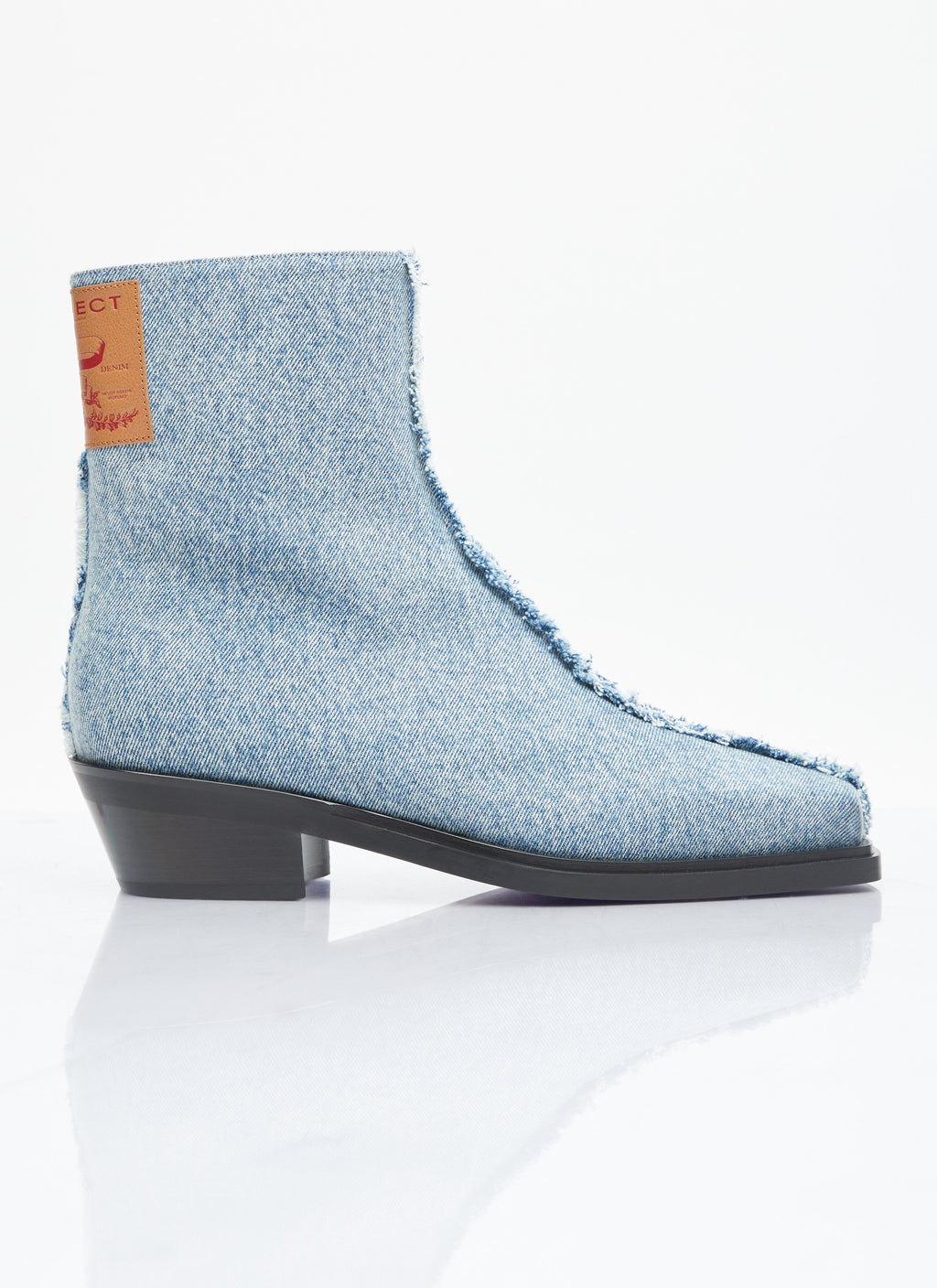 Y/Project Men Denim Ankle Boots