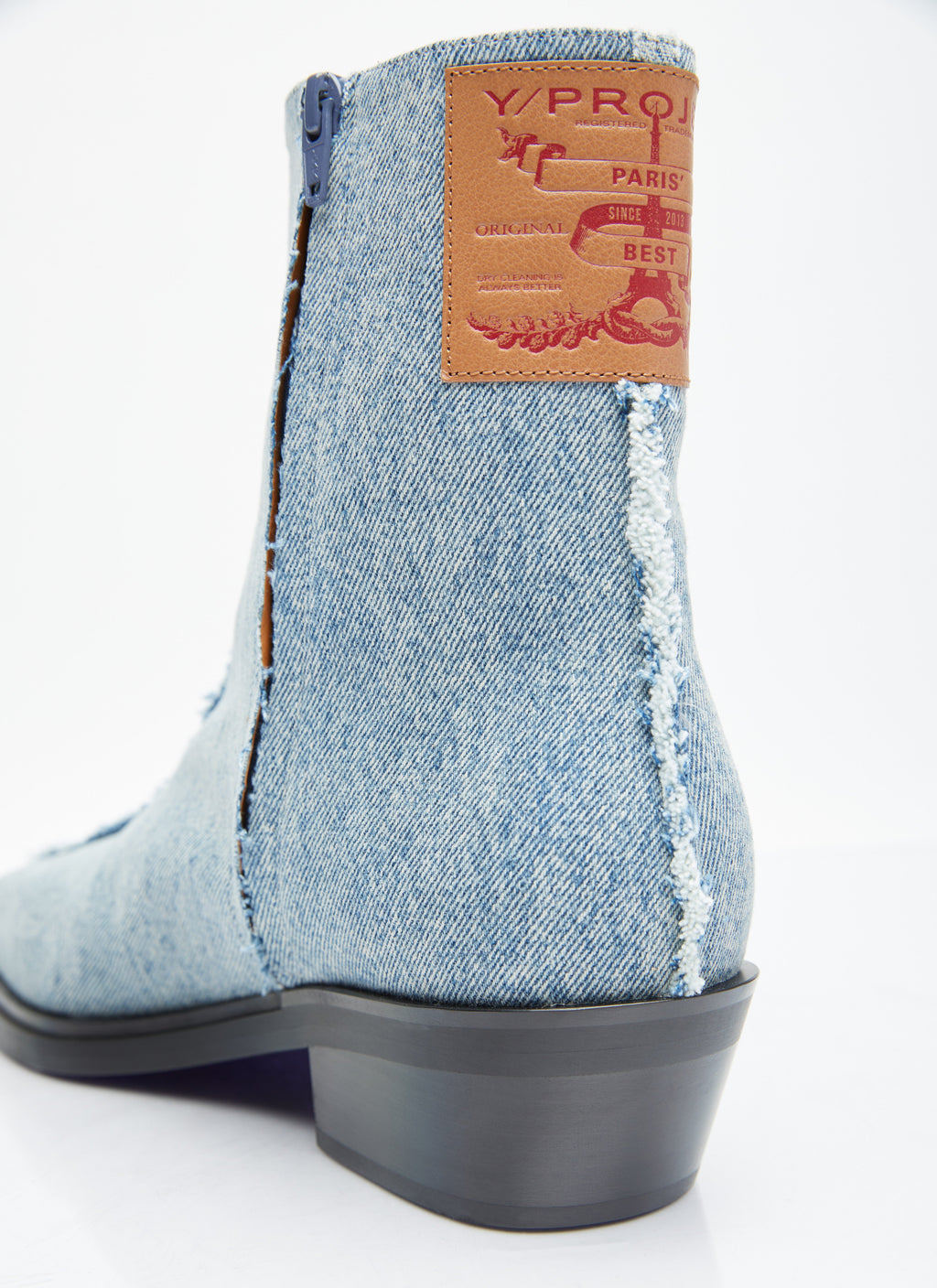 Y/Project Men Denim Ankle Boots