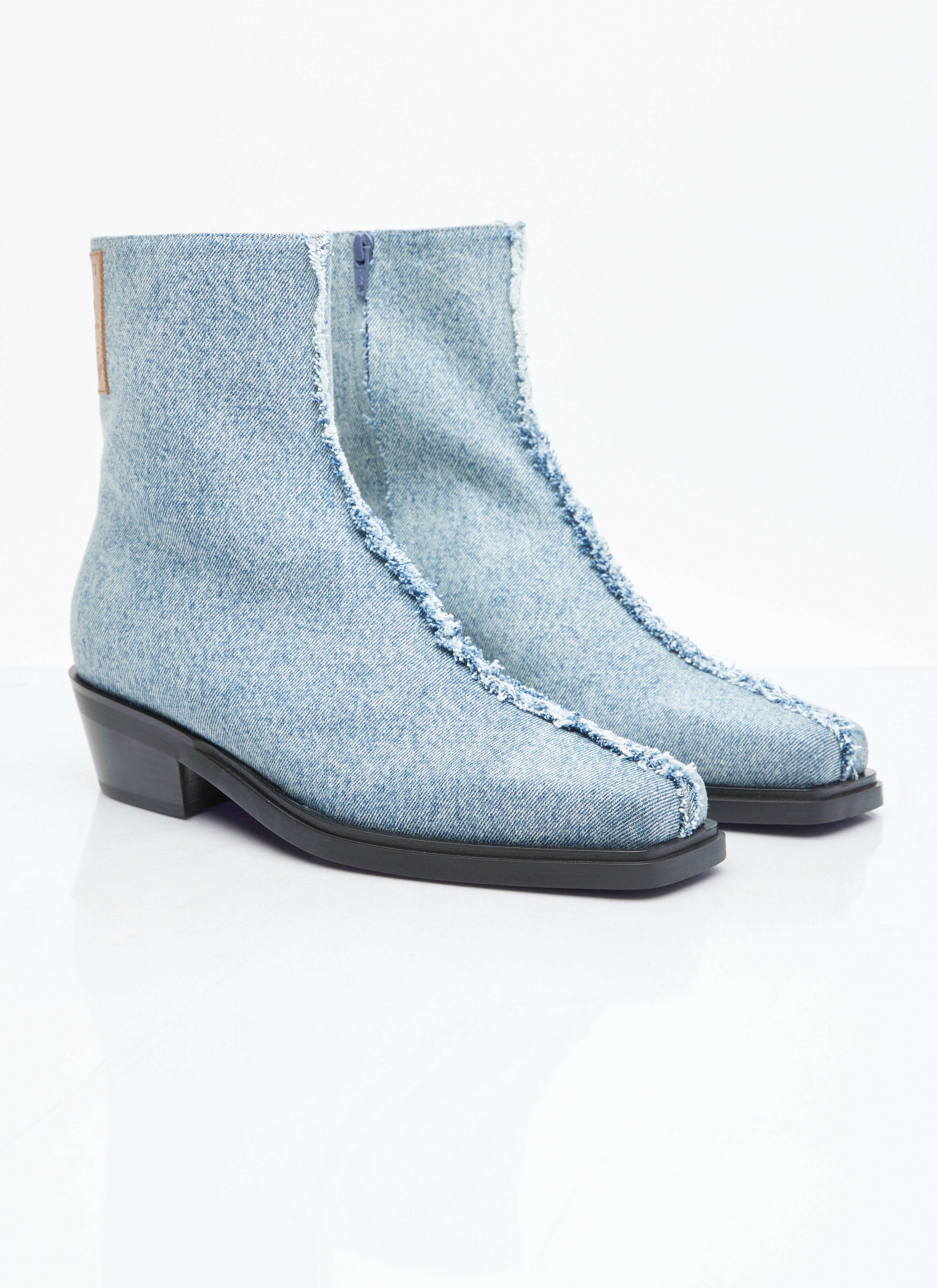 Y/Project Men Denim Ankle Boots