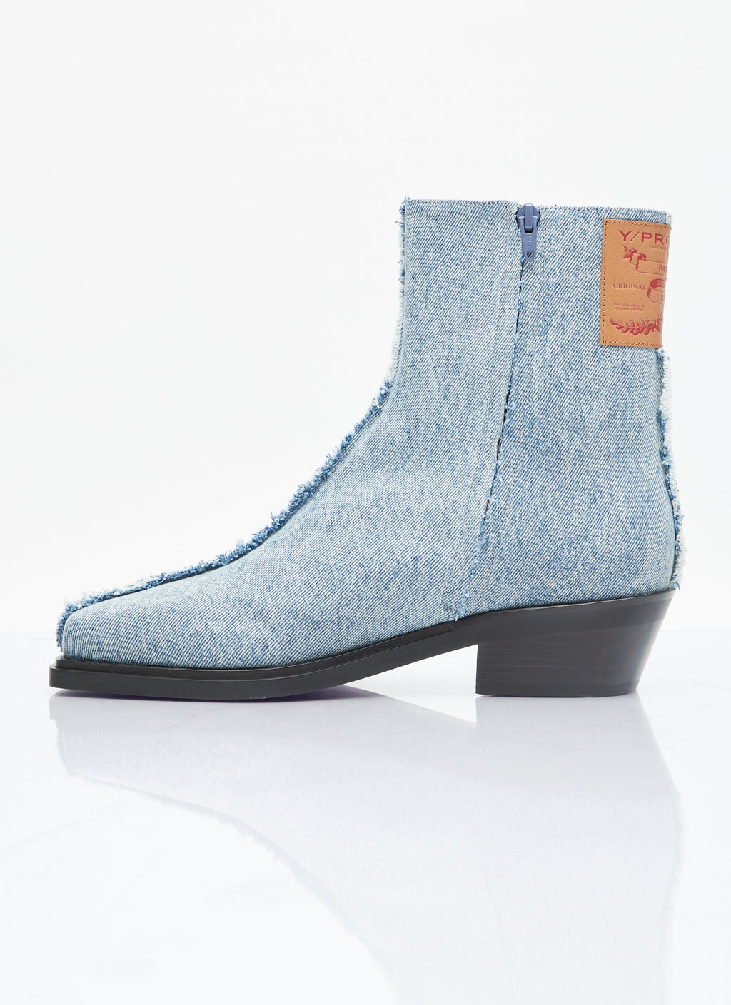 Y/Project Men Denim Ankle Boots