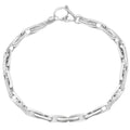 Men's Round Link 14k Gold (20gram) or Platinum (32gram) 5mm Bracelet 8.5"